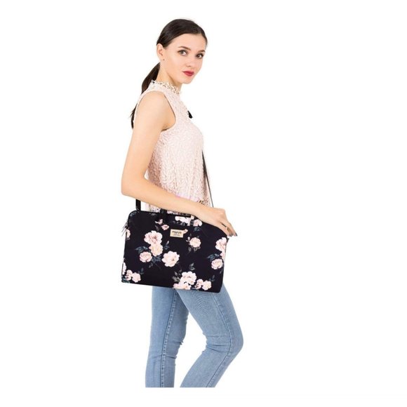 MOSISO - 17-17.3" Laptop / Shoulder Bag - Large Overnight / Workout Bag - Picture 10 of 13